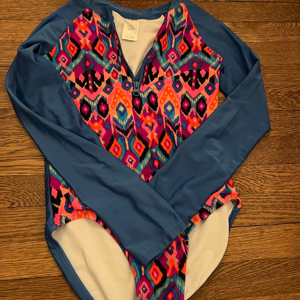Colorful Geometric Kids One Piece